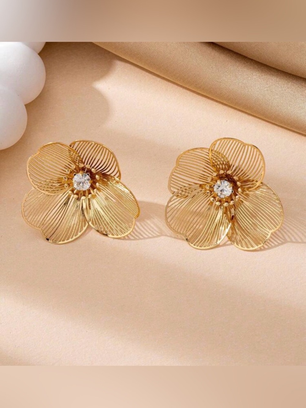 Bohemian flower stud earrings A854